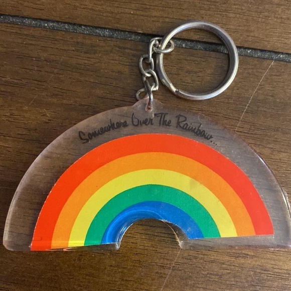 Rainbow vintage keychain - Picture 3 of 3